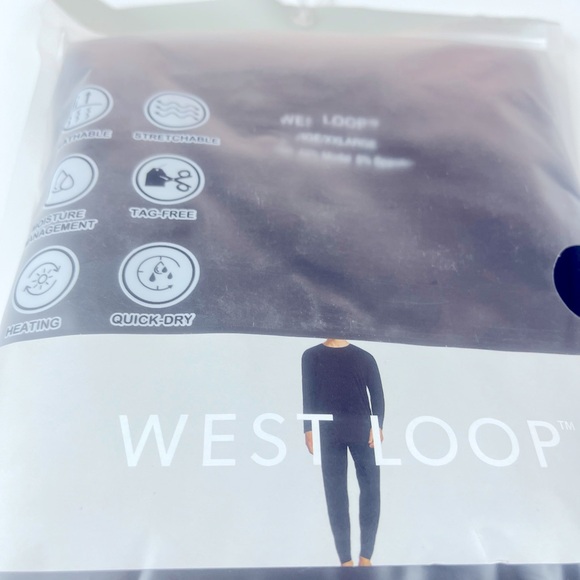 Men’s West Loop Thermal Set XL/XXL Black - Picture 1 of 4